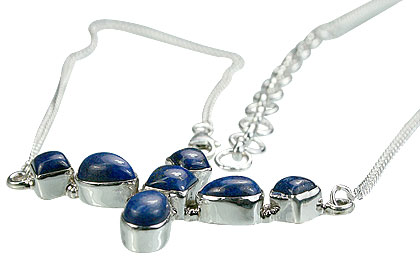 Design 14467: blue lapis lazuli necklaces