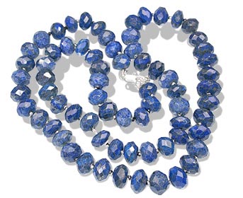 Design 1528: blue lapis lazuli necklaces