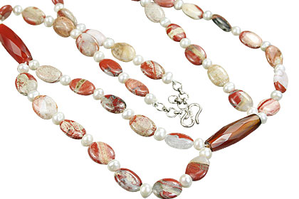 Design 15281: multi-color multi-stone necklaces