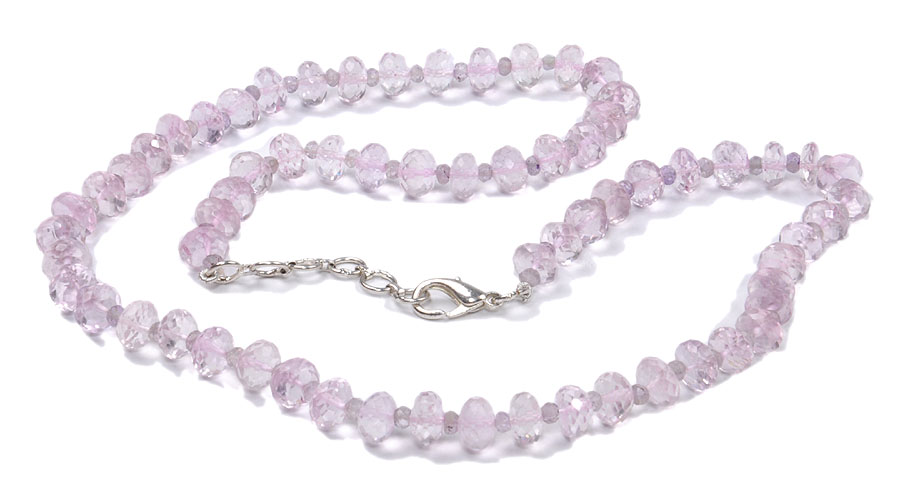 Design 18158: purple amethyst necklaces