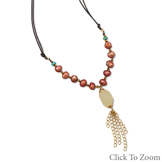 Design 22024: multi-color multi-stone necklaces