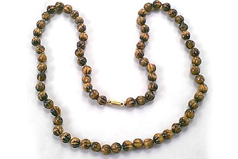 Design 248: brown tiger eye necklaces