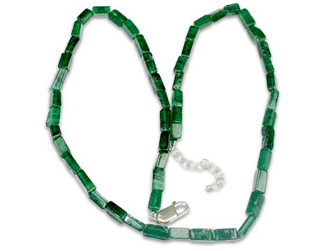 Design 277: green aventurine ethnic necklaces