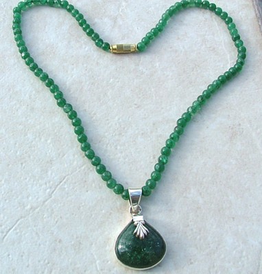 Design 29: Green aventurine necklaces