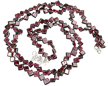 Design 32: Red garnet necklaces