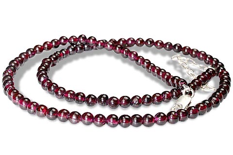 Design 48: red garnet necklaces