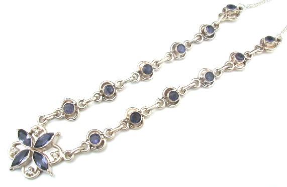 Design 530: blue iolite necklaces