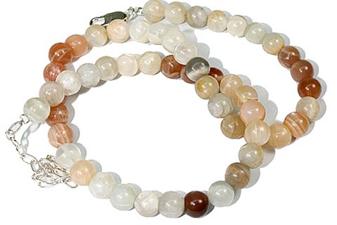 Design 556: white moonstone necklaces