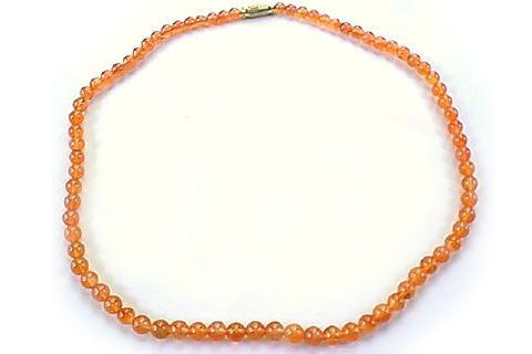 Design 56: Orange carnelian necklaces