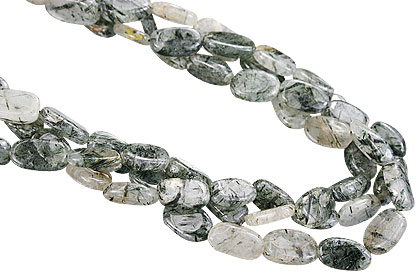 Design 613: green,gray rotile multistrand necklaces