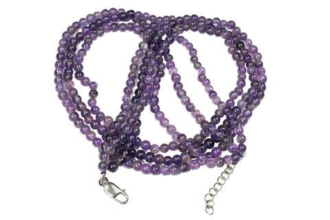 Design 63: purple amethyst multistrand necklaces