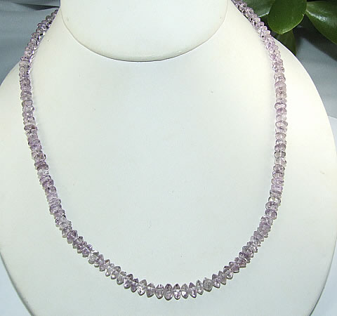 Design 6473: purple amethyst necklaces