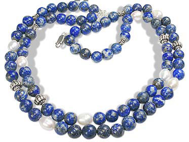 Design 659: blue lapis lazuli necklaces