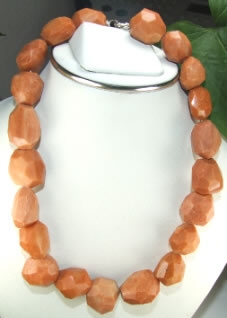 Design 6957: brown jasper necklaces