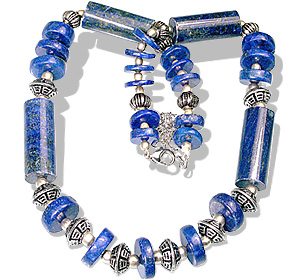 Design 7: blue lapis lazuli chunky necklaces