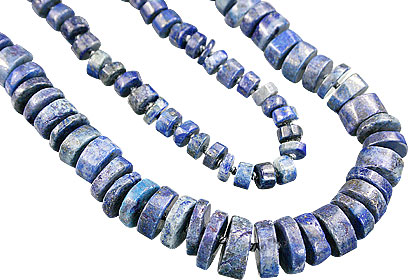 Design 7186: blue lapis lazuli necklaces