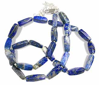 Design 7396: blue lapis lazuli necklaces