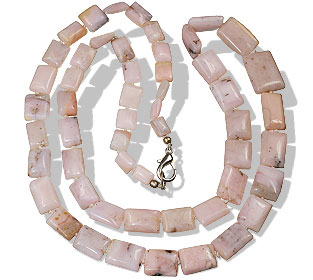 Design 7410: pink pink opal necklaces