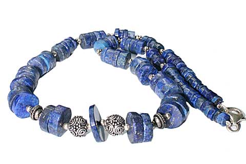 Design 7989: blue lapis lazuli ethnic necklaces
