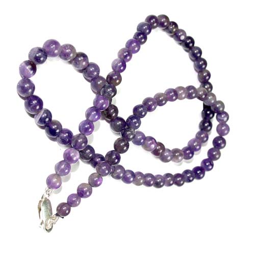Design 8539: purple amethyst necklaces
