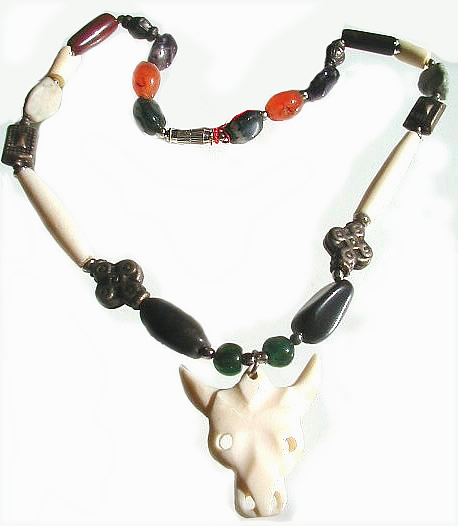 Design 857: multi multi-stone necklaces