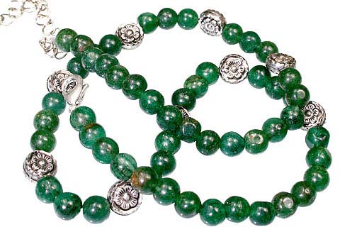 Design 891: green aventurine necklaces