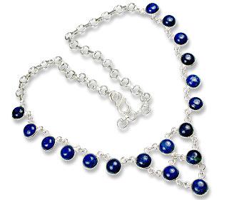 Design 906: blue lapis lazuli necklaces