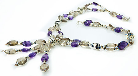 Design 998: purple,multi-color multi-stone pendant necklaces