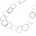 Design 14717: white silver necklaces