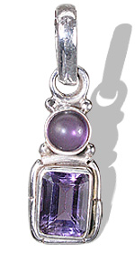 Design 1055: purple amethyst pendants