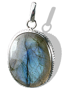 Design 1059: green labradorite art-deco pendants