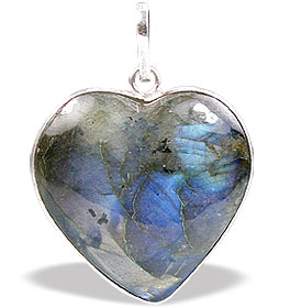 Design 1063: green labradorite heart pendants