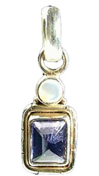 Design 1070: blue iolite pendants