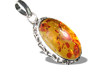 Design 1256: brown,orange amber pendants