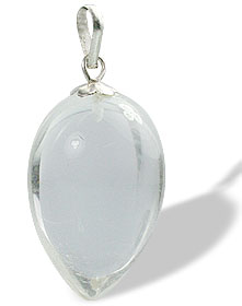 Design 1334: white crystal drop pendants