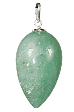 Design 1346: green aventurine drop pendants