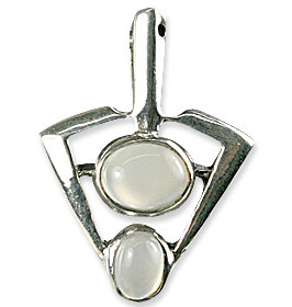 Design 13660: white moonstone pendants