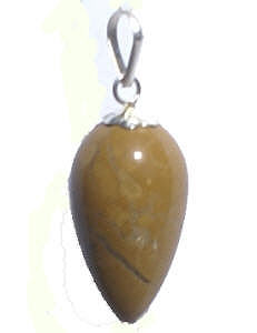 Design 1436: brown jasper drop pendants