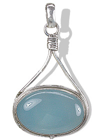 Design 1472: blue chalcedony pendants