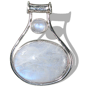 Design 1474: white moonstone pendants