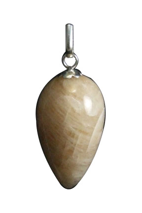 Design 1541: brown moonstone drop pendants