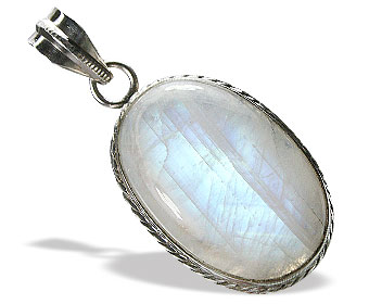 Design 15486: white moonstone american-southwest pendants