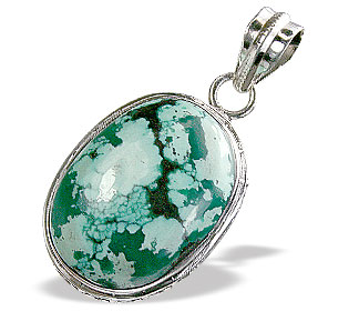 Design 15491: green turquoise american-southwest pendants