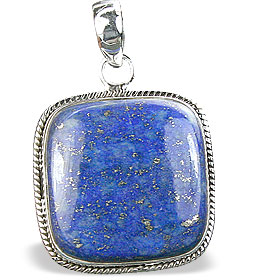 Design 15897: blue lapis lazuli contemporary pendants