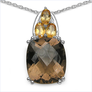 Design 16829: multi-color multi-stone pendants