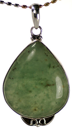 Design 17065: green aventurine pendants