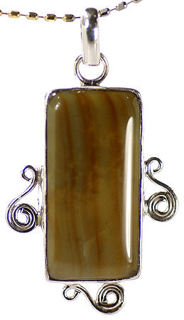 Design 17114: green jasper pendants