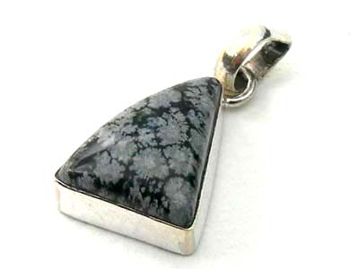 Design 1752: Black obsidian pendants