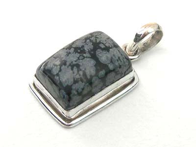 Design 1799: black obsidian pendants
