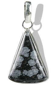 Design 1800: black obsidian pendants